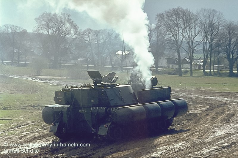 SPG155mm M109 with floating equipment