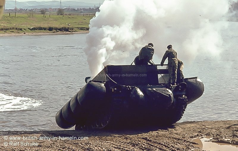 SPG155mm M109 with floating equipment