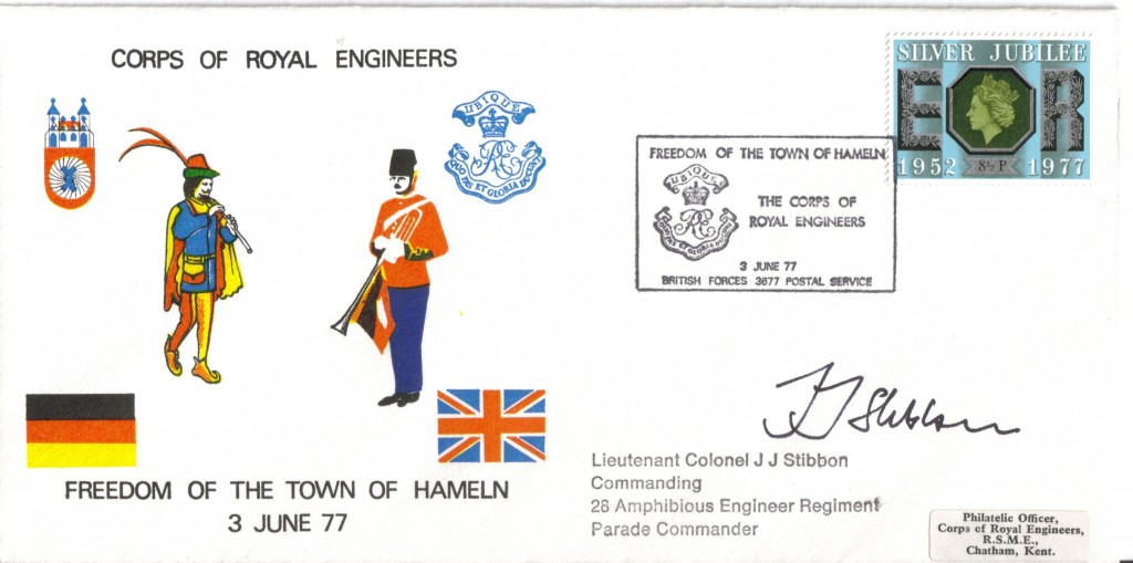 03.06.1977 Freedom of the town - First Day Cover front