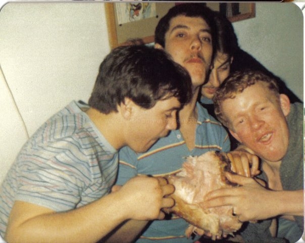 ginge-buck-oz-and-mick-melnyk-after-a-vsit-to-the-cook-house-oct-82