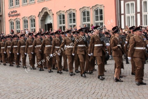 Disbandment 28 Engineer Regiment - Parade through Hameln