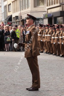 Disbandment 28 Engineer Regiment - Parade through Hameln