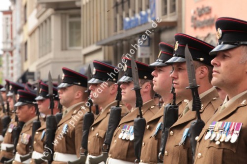 Disbandment 28 Engineer Regiment - Parade through Hameln
