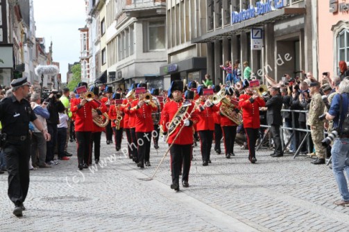 Disbandment 28 Engineer Regiment - Parade through Hameln