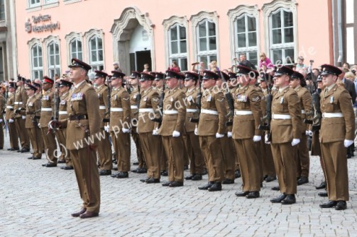 Disbandment 28 Engineer Regiment - Parade through Hameln