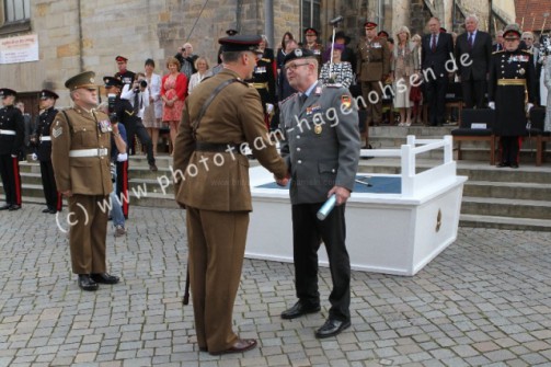 Disbandment 28 Engineer Regiment - Parade through Hameln