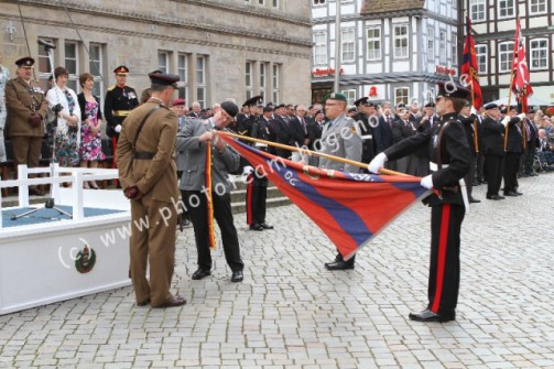 Disbandment 28 Engineer Regiment - Parade through Hameln