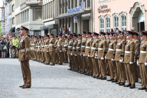 Disbandment 28 Engineer Regiment - Parade through Hameln