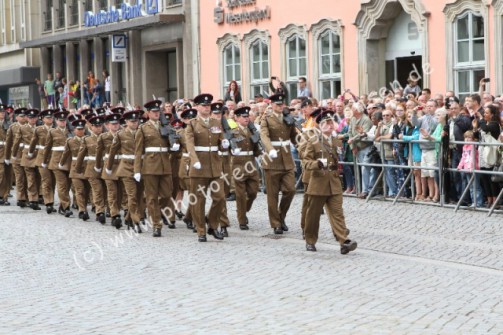 Disbandment 28 Engineer Regiment - Parade through Hameln