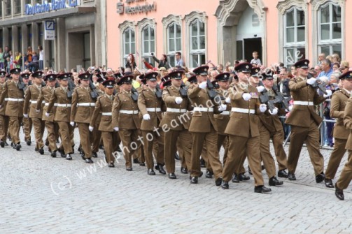 Disbandment 28 Engineer Regiment - Parade through Hameln
