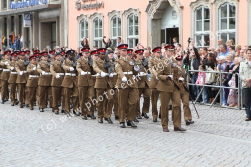 Disbandment 28 Engineer Regiment - Parade through Hameln
