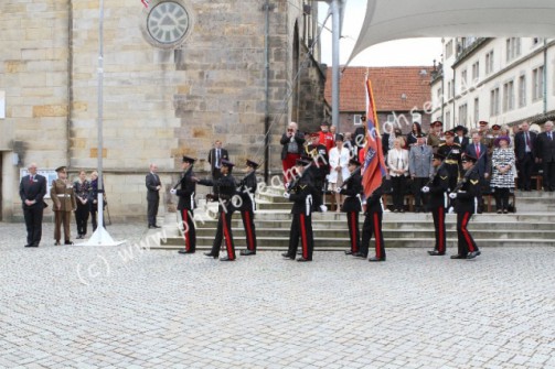 Disbandment 28 Engineer Regiment - Parade through Hameln