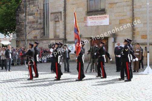 Disbandment 28 Engineer Regiment - Parade through Hameln