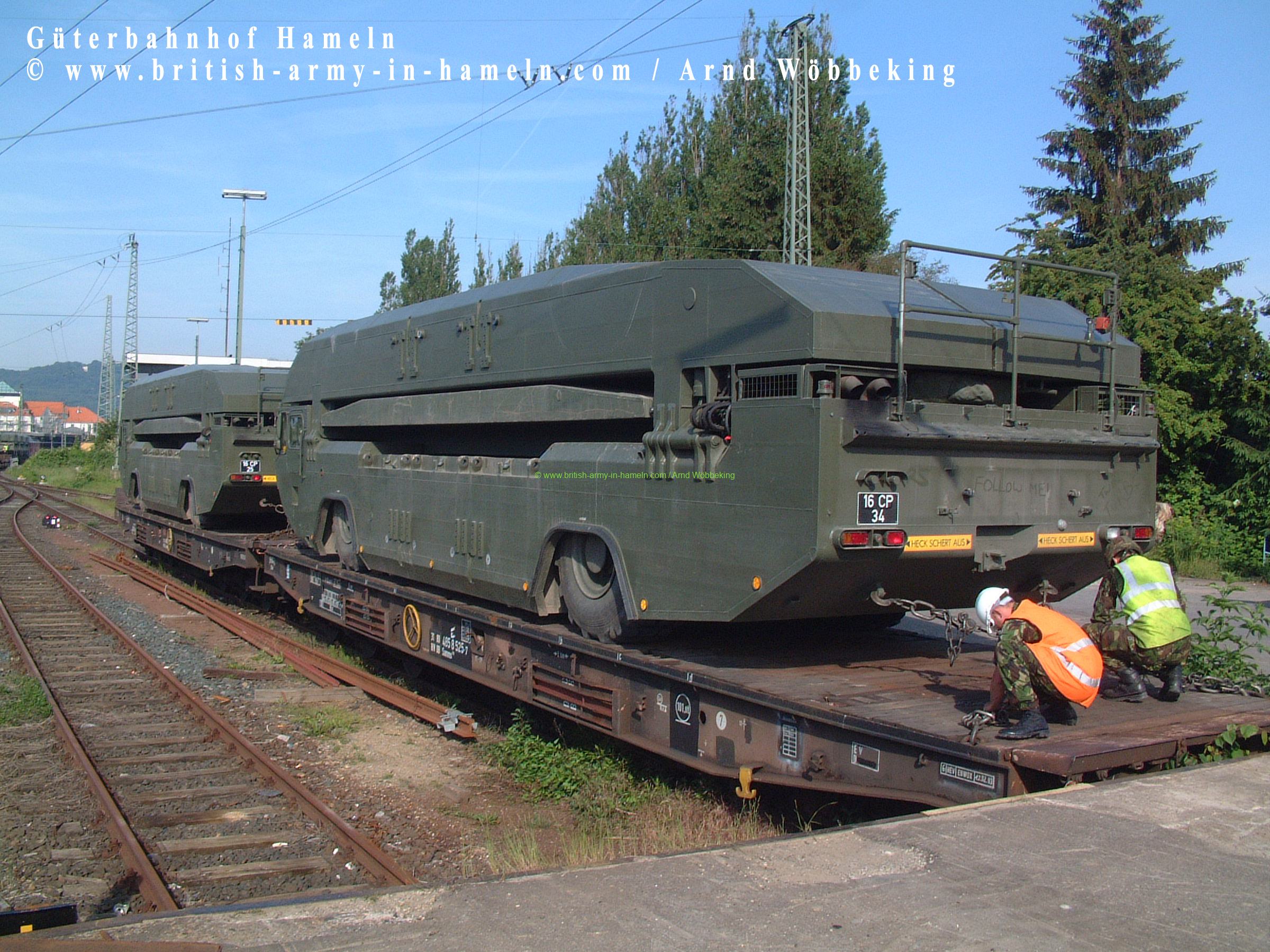 Güterbahnhof Hameln © www.british-army-in-hameln.com / Arnd Wöbbeking